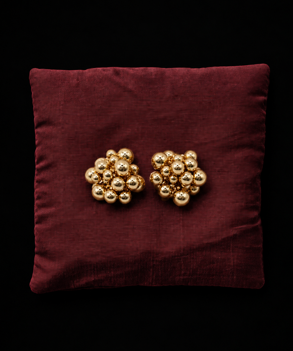 Bubble Bunch Pierced Earrings