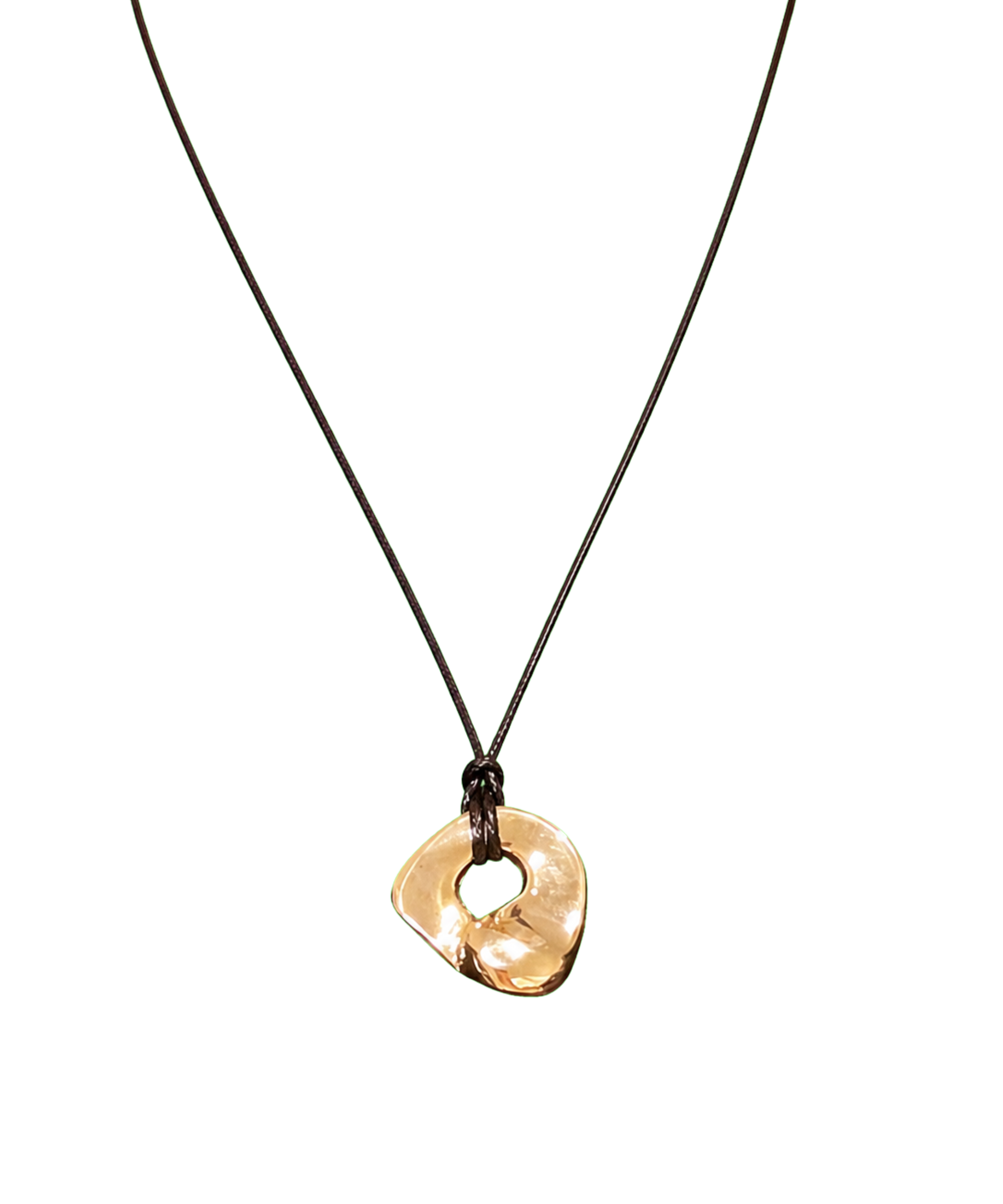 Free Form Cord Necklace