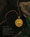 Zodiac Coin Necklace/Taurus