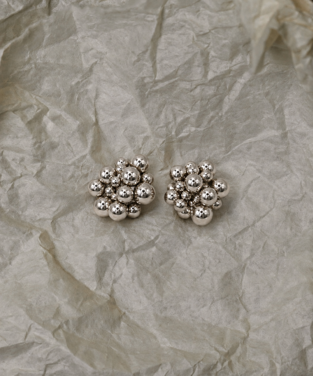 Bubble Bunch Pierced Earrings