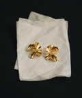 Twist Form Pierced Earrings