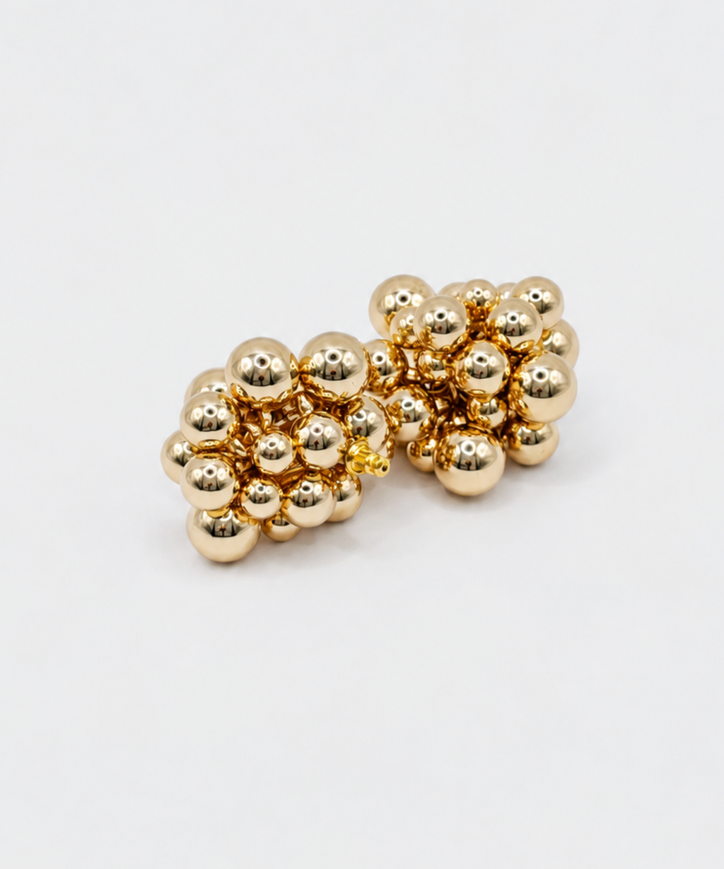 Bubble Bunch Pierced Earrings