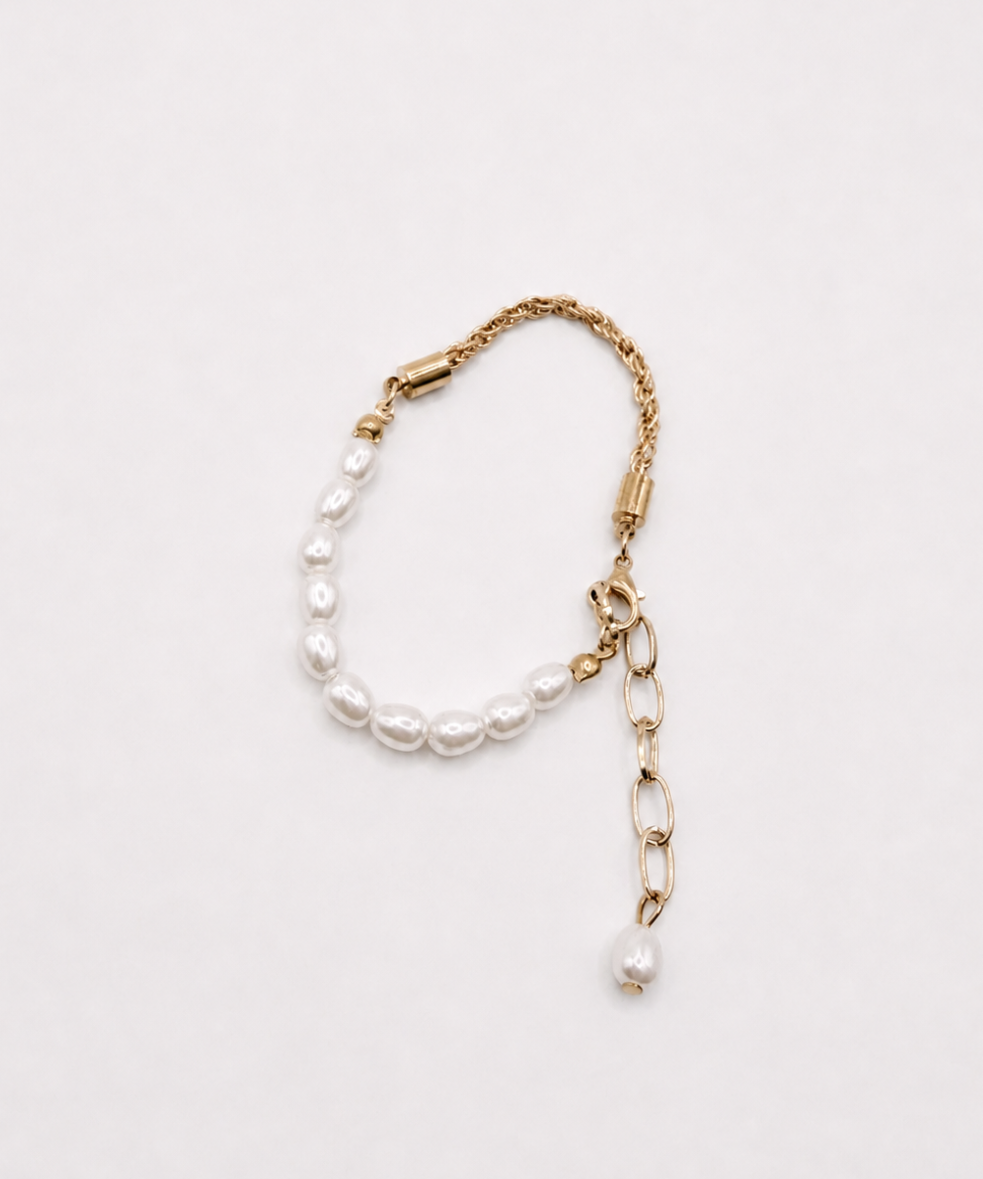 Mix Pearl Chain Bracelet