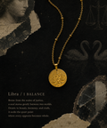 Zodiac Coin Necklace/Libra