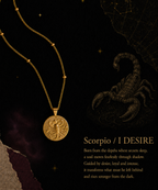 Zodiac Coin Necklace/Scorpio/蠍座