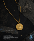 Zodiac Coin Necklace/Capricorn