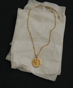 Zodiac Coin Necklace/Aquarius/水瓶座