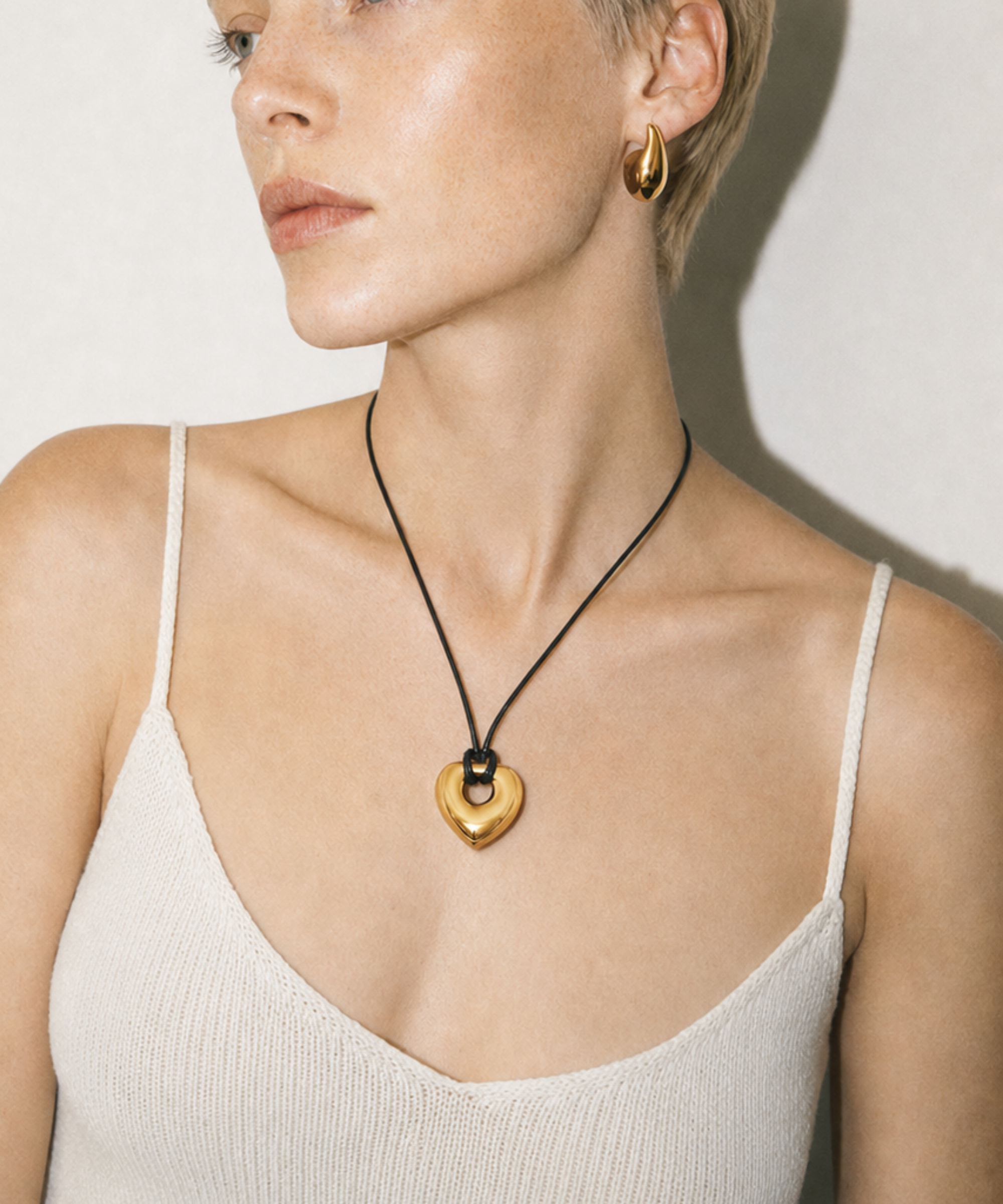 Heart Cord Necklace