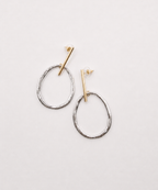 Two Tone Oval Pierce