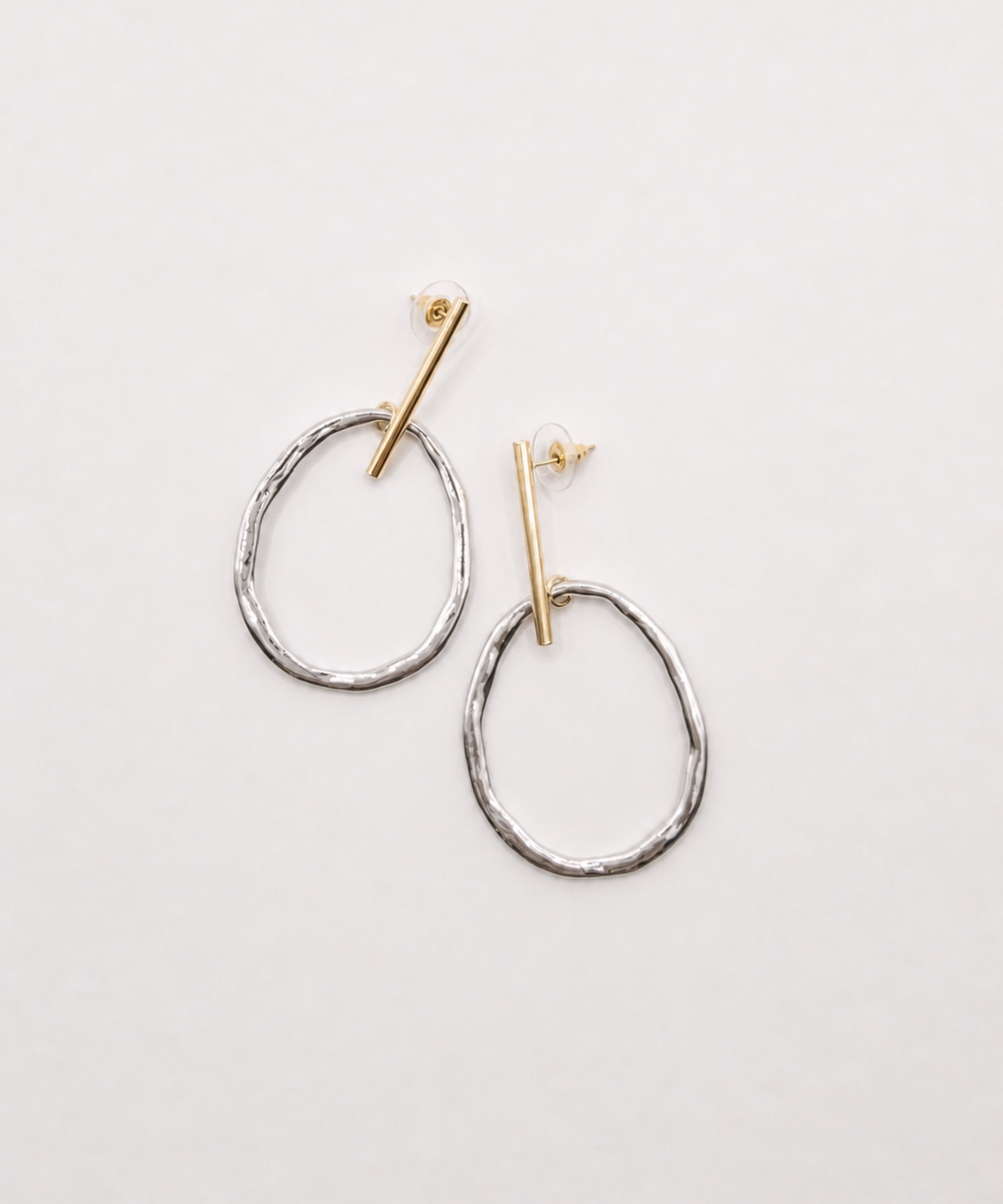 Two Tone Oval Pierce
